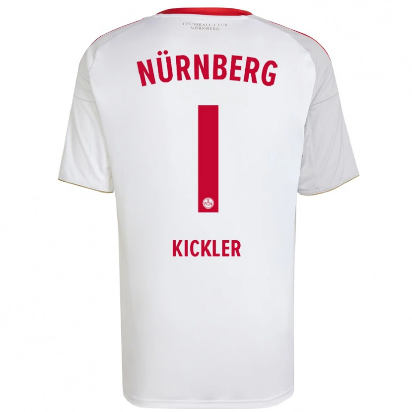 Danxen Kinder Leon Kickler #1 Weiß Rot Auswärtstrikot Trikot 2025/26 T-Shirt Österreich