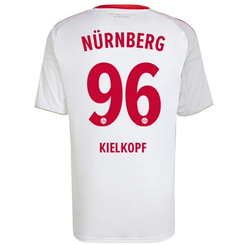 Danxen Kinder Felix Kielkopf #96 Weiß Rot Auswärtstrikot Trikot 2025/26 T-Shirt Österreich