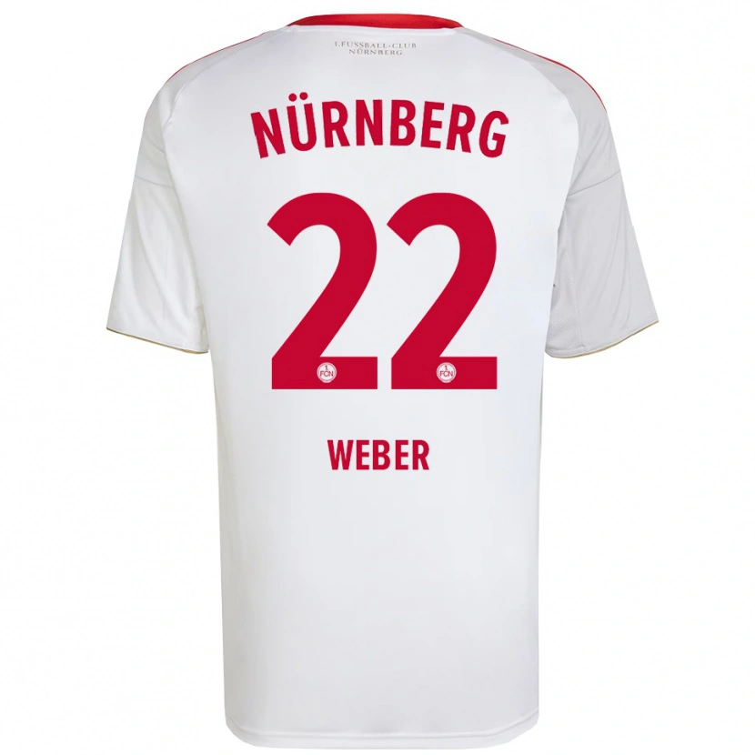 Danxen Kinder Ruben Weber #22 Weiß Rot Auswärtstrikot Trikot 2025/26 T-Shirt Österreich