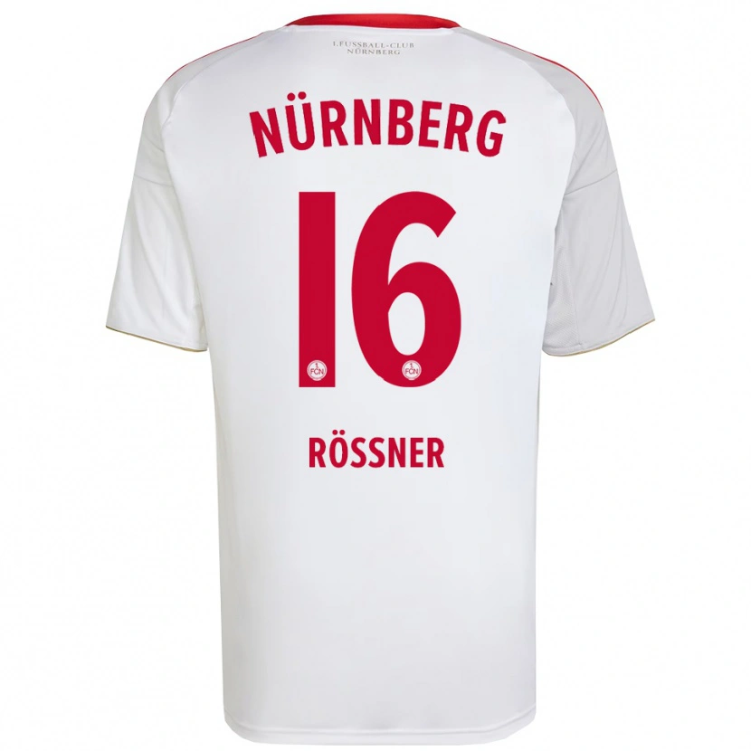 Danxen Kinder Marlon Rößner #16 Weiß Rot Auswärtstrikot Trikot 2025/26 T-Shirt Österreich