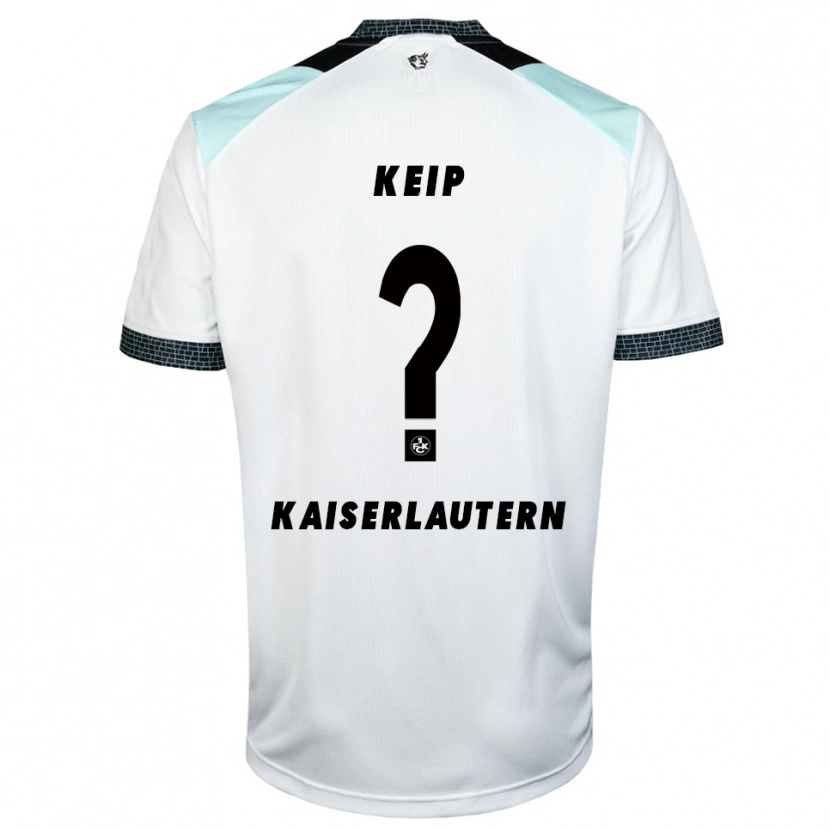 Danxen Kinder Damian Keip #0 Weiß Schwarz Auswärtstrikot Trikot 2025/26 T-Shirt Österreich
