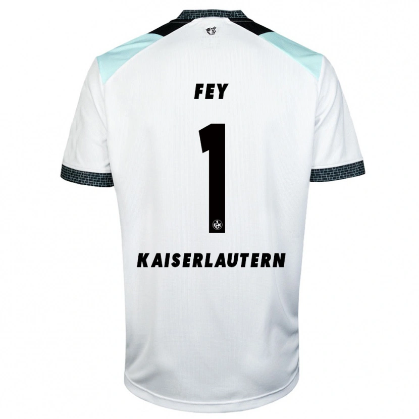 Danxen Kinder Tyler Fey #1 Weiß Schwarz Auswärtstrikot Trikot 2025/26 T-Shirt Österreich