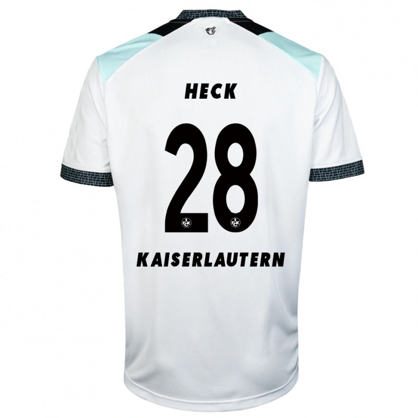 Danxen Kinder Fabian Heck #28 Weiß Schwarz Auswärtstrikot Trikot 2025/26 T-Shirt Österreich