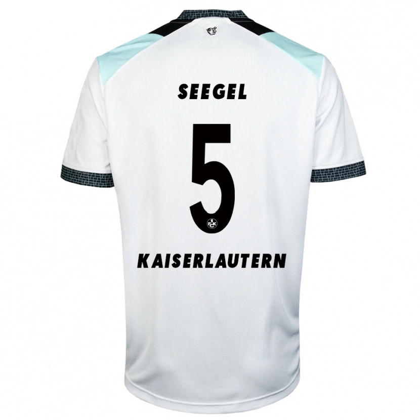 Danxen Kinder Mika Seegel #5 Weiß Schwarz Auswärtstrikot Trikot 2025/26 T-Shirt Österreich