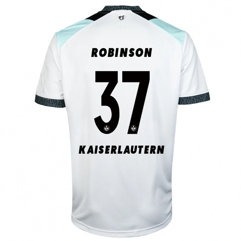 Danxen Kinder Leon Robinson #37 Weiß Schwarz Auswärtstrikot Trikot 2025/26 T-Shirt Österreich