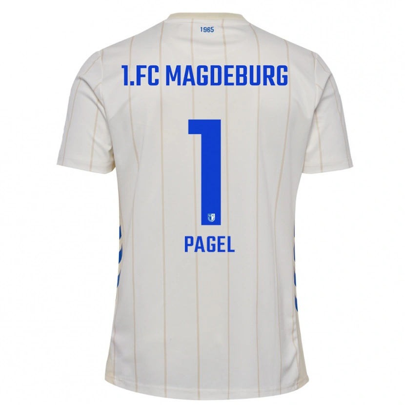 Danxen Kinder Roderic Pagel #1 Weiß Blau Auswärtstrikot Trikot 2025/26 T-Shirt Österreich