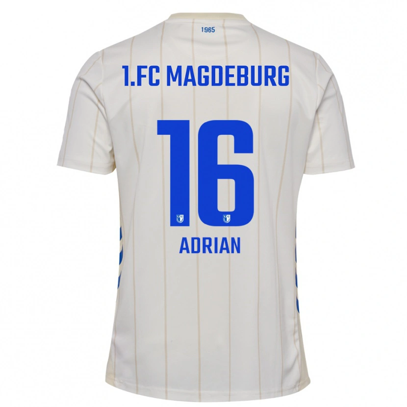 Danxen Kinder Max Adrian #16 Weiß Blau Auswärtstrikot Trikot 2025/26 T-Shirt Österreich