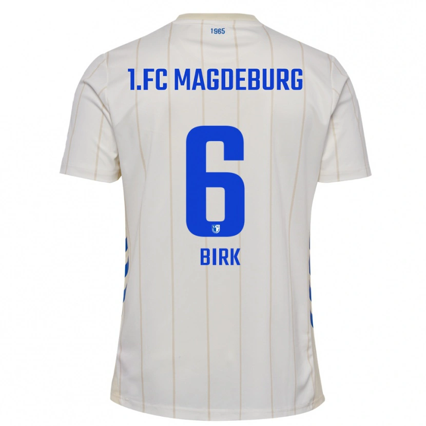 Danxen Kinder Timo Birk #6 Weiß Blau Auswärtstrikot Trikot 2025/26 T-Shirt Österreich