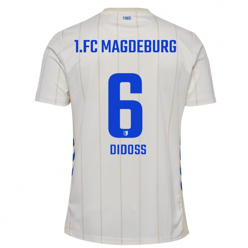 Danxen Kinder Fadi Didoss #6 Weiß Blau Auswärtstrikot Trikot 2025/26 T-Shirt Österreich