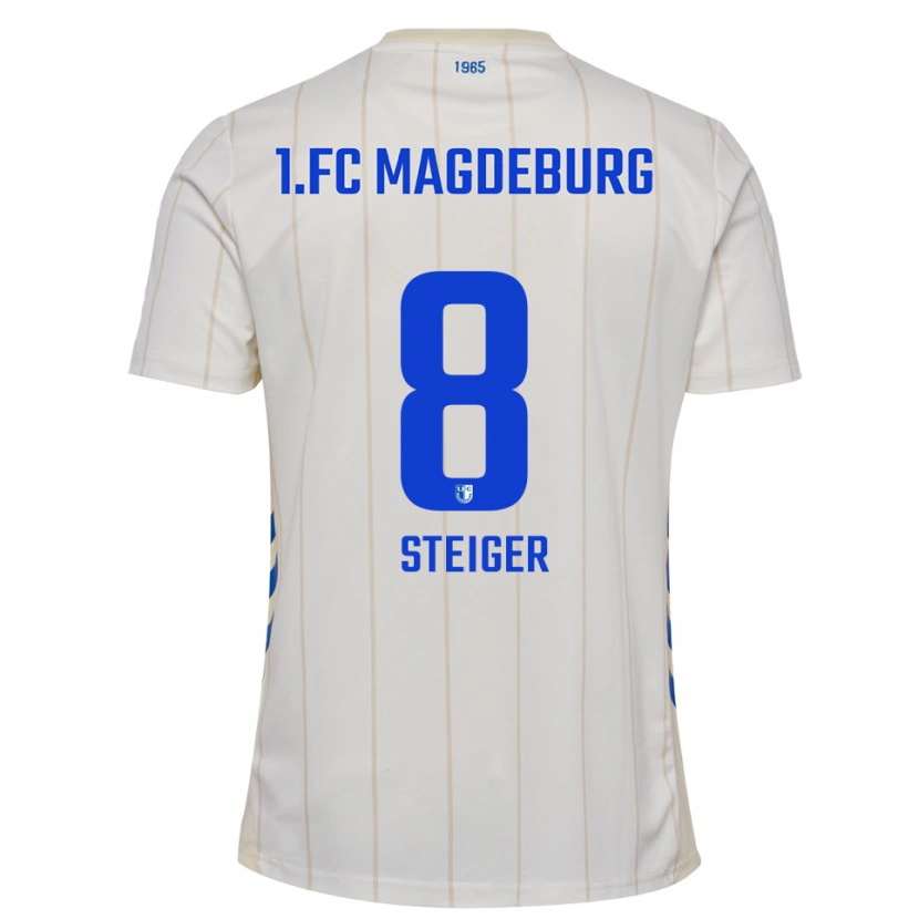 Danxen Kinder Kim Steiger #8 Weiß Blau Auswärtstrikot Trikot 2025/26 T-Shirt Österreich