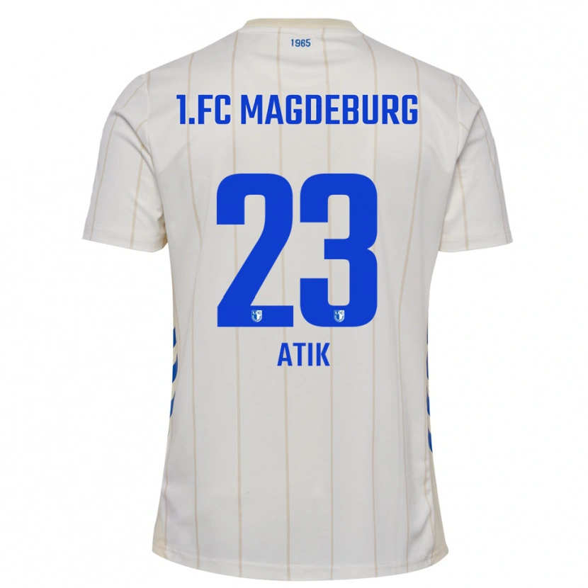 Danxen Kinder Baris Atik #23 Weiß Blau Auswärtstrikot Trikot 2025/26 T-Shirt Österreich