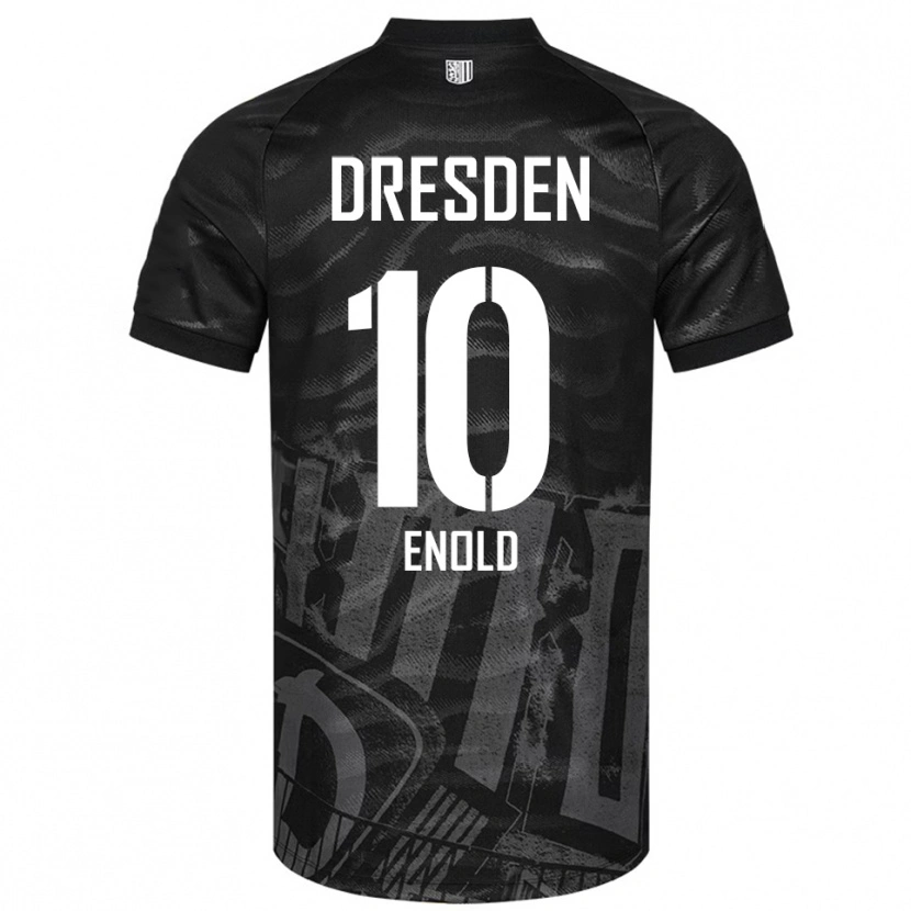 Danxen Kinder Quentin Enold #10 Schwarz Grau Auswärtstrikot Trikot 2025/26 T-Shirt Österreich