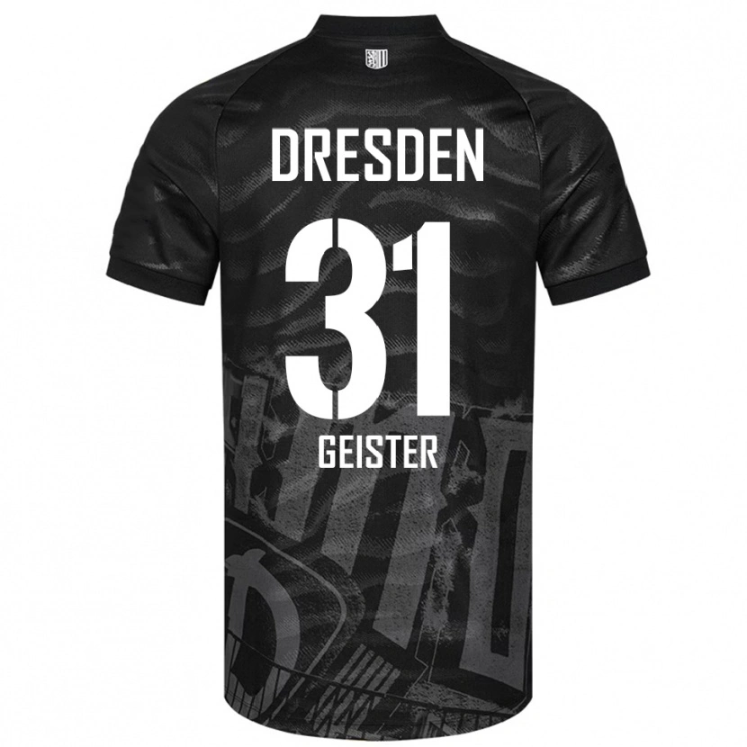 Danxen Kinder Jannis Geister #31 Schwarz Grau Auswärtstrikot Trikot 2025/26 T-Shirt Österreich