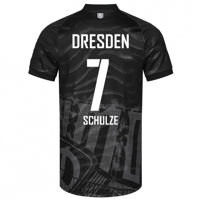 Danxen Kinder Lennox Schulze #7 Schwarz Grau Auswärtstrikot Trikot 2025/26 T-Shirt Österreich