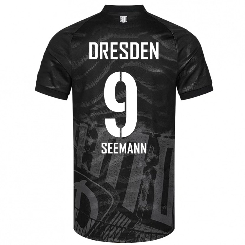 Danxen Kinder Arne Seemann #9 Schwarz Grau Auswärtstrikot Trikot 2025/26 T-Shirt Österreich
