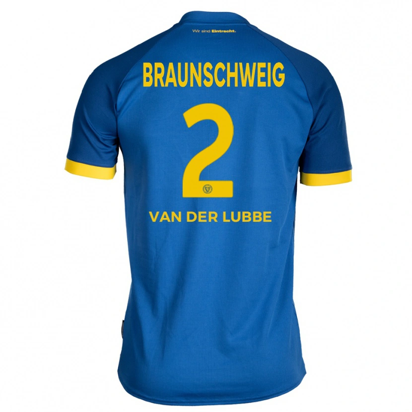 Danxen Kinder Enrique Van Der Lubbe #2 Königsblau Gelb Auswärtstrikot Trikot 2025/26 T-Shirt Österreich
