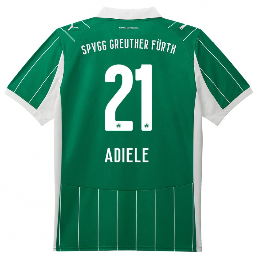 Danxen Kinder Raphael Adiele #21 Grün Weiß Auswärtstrikot Trikot 2025/26 T-Shirt Österreich