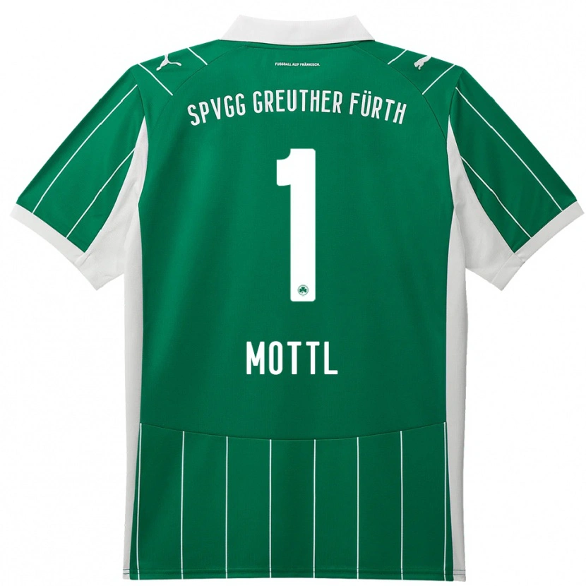 Danxen Kinder Jan Mottl #1 Grün Weiß Auswärtstrikot Trikot 2025/26 T-Shirt Österreich