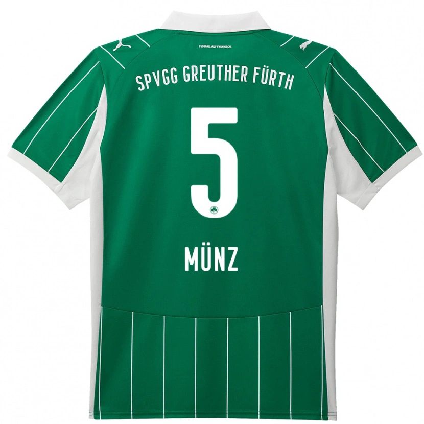 Danxen Kinder Reno Münz #5 Grün Weiß Auswärtstrikot Trikot 2025/26 T-Shirt Österreich