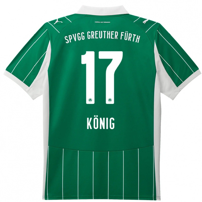 Danxen Kinder Noah König #17 Grün Weiß Auswärtstrikot Trikot 2025/26 T-Shirt Österreich