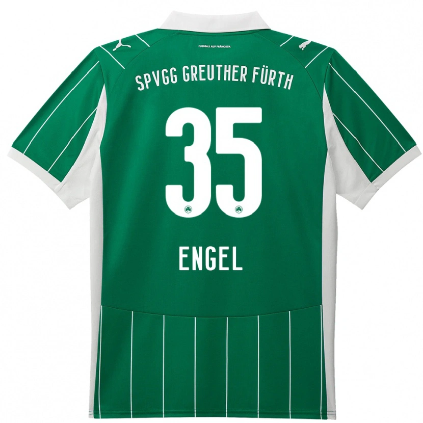 Danxen Kinder Jakob Engel #35 Grün Weiß Auswärtstrikot Trikot 2025/26 T-Shirt Österreich