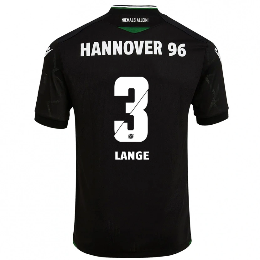 Danxen Kinder Maximilian Lange #3 Schwarz Grün Auswärtstrikot Trikot 2025/26 T-Shirt Österreich