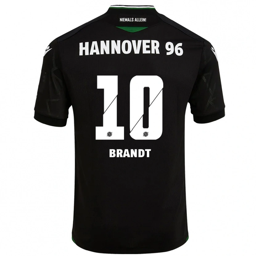 Danxen Kinder Keanu Brandt #10 Schwarz Grün Auswärtstrikot Trikot 2025/26 T-Shirt Österreich