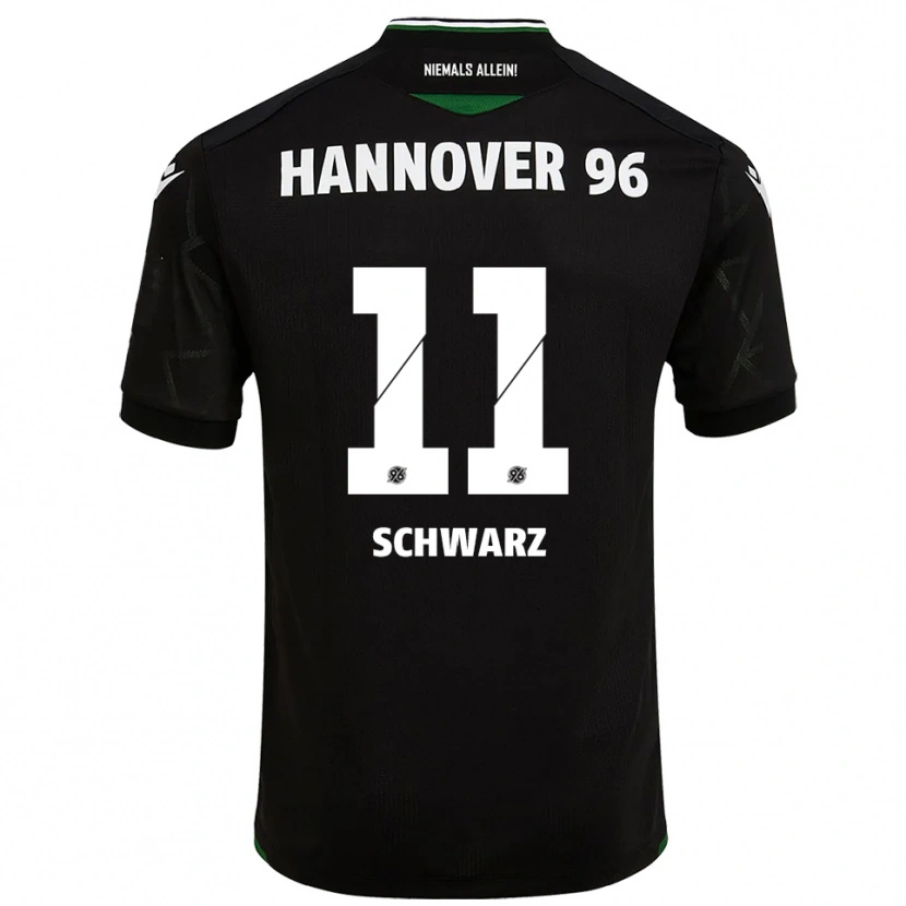 Danxen Kinder Oskar Schwarz #11 Schwarz Grün Auswärtstrikot Trikot 2025/26 T-Shirt Österreich
