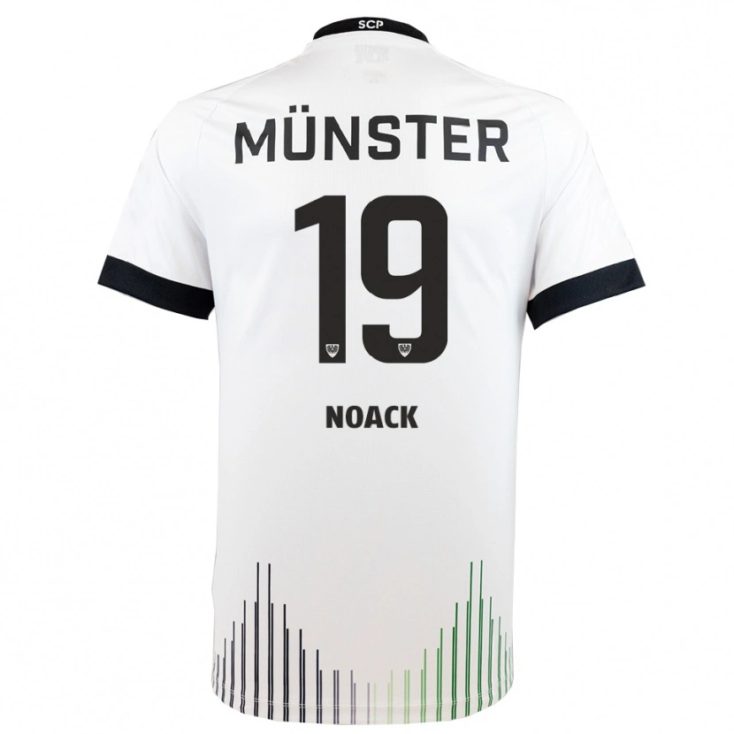 Danxen Kinder Finn Noack #19 Weiß Schwarz Auswärtstrikot Trikot 2025/26 T-Shirt Österreich