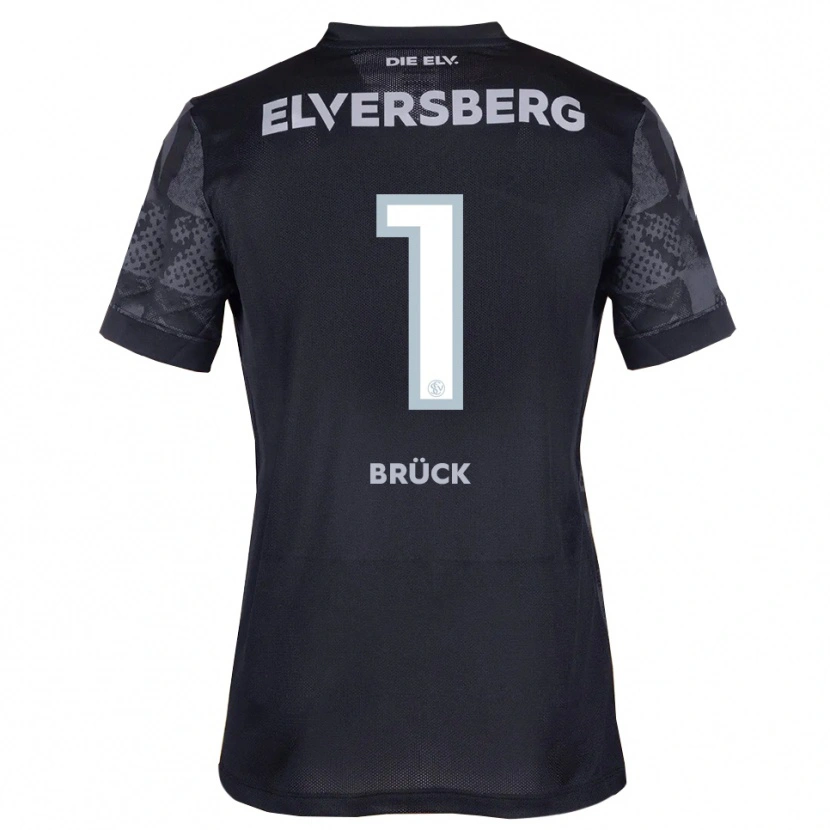 Danxen Kinder Florian Brück #1 Schwarz Grau Auswärtstrikot Trikot 2025/26 T-Shirt Österreich