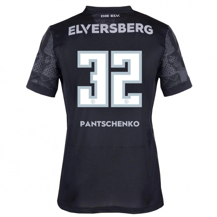 Danxen Kinder Daniel Pantschenko #32 Schwarz Grau Auswärtstrikot Trikot 2025/26 T-Shirt Österreich