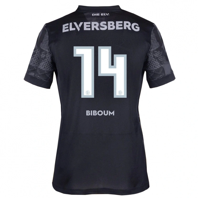 Danxen Kinder Carl Biboum #14 Schwarz Grau Auswärtstrikot Trikot 2025/26 T-Shirt Österreich