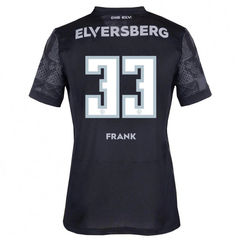 Danxen Kinder Ronja Frank #33 Schwarz Grau Auswärtstrikot Trikot 2025/26 T-Shirt Österreich