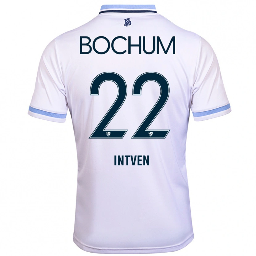 Danxen Kinder Noel Intven #22 Weiß Himmelblau Auswärtstrikot Trikot 2025/26 T-Shirt Österreich