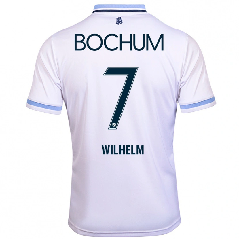 Danxen Kinder Mara Wilhelm #7 Weiß Himmelblau Auswärtstrikot Trikot 2025/26 T-Shirt Österreich