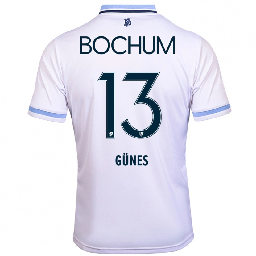 Danxen Kinder Ciwan Günes #13 Weiß Himmelblau Auswärtstrikot Trikot 2025/26 T-Shirt Österreich