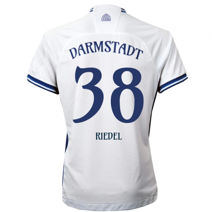 Danxen Kinder Clemens Riedel #38 Weiß Blau Auswärtstrikot Trikot 2025/26 T-Shirt Österreich