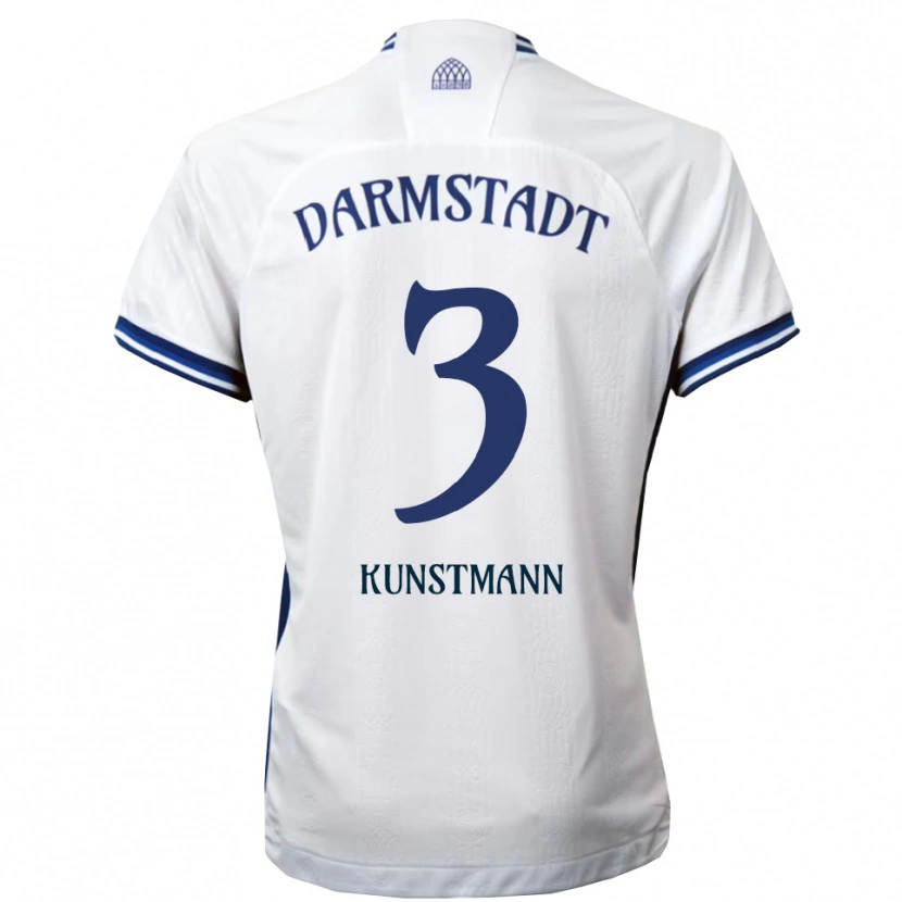 Danxen Kinder Kelvin Kunstmann #3 Weiß Blau Auswärtstrikot Trikot 2025/26 T-Shirt Österreich
