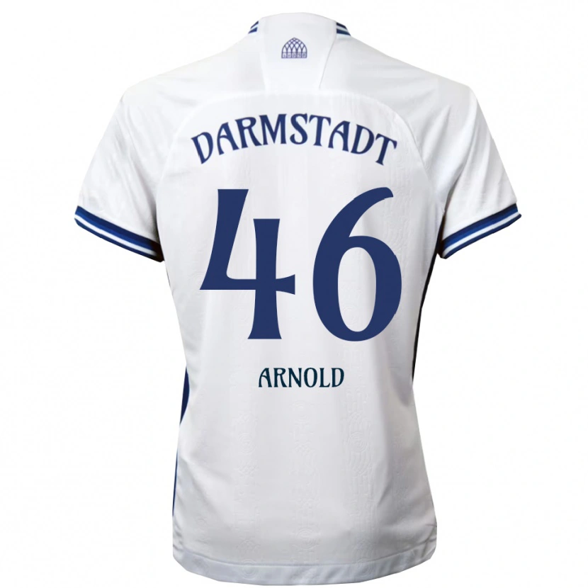 Danxen Kinder Tim Arnold #46 Weiß Blau Auswärtstrikot Trikot 2025/26 T-Shirt Österreich