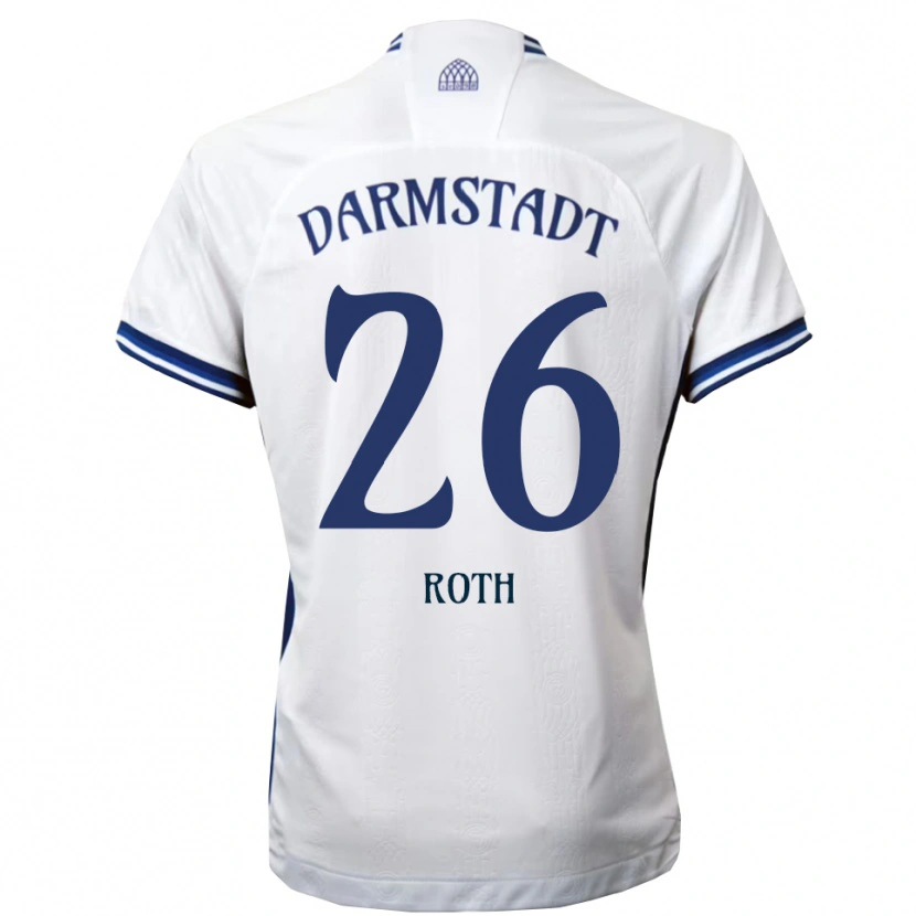 Danxen Kinder Maximilian Roth #26 Weiß Blau Auswärtstrikot Trikot 2025/26 T-Shirt Österreich