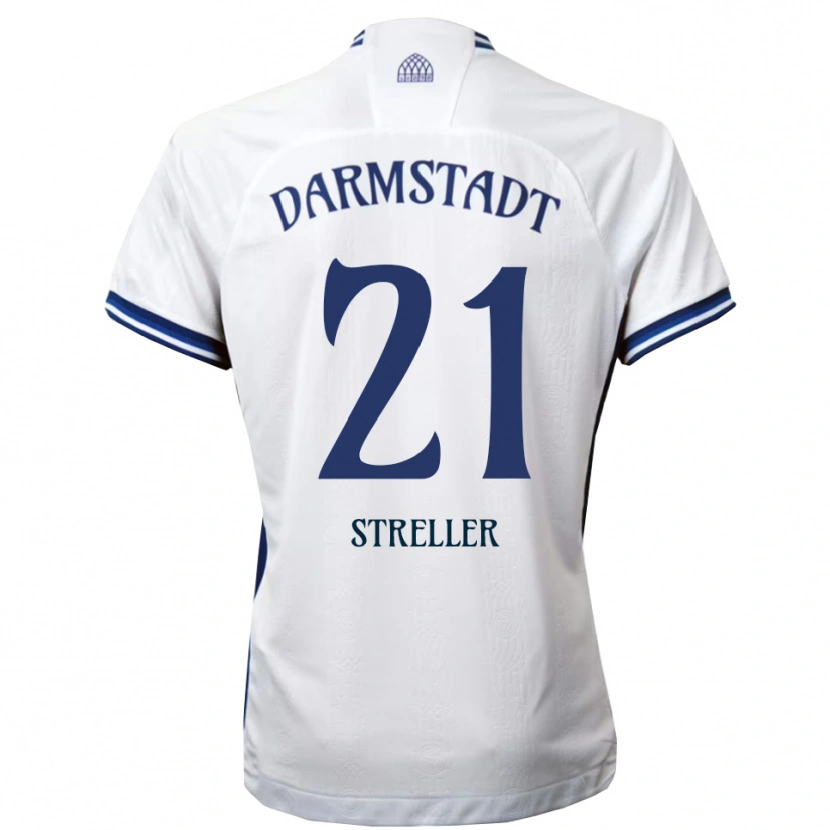 Danxen Kinder Till Streller #21 Weiß Blau Auswärtstrikot Trikot 2025/26 T-Shirt Österreich