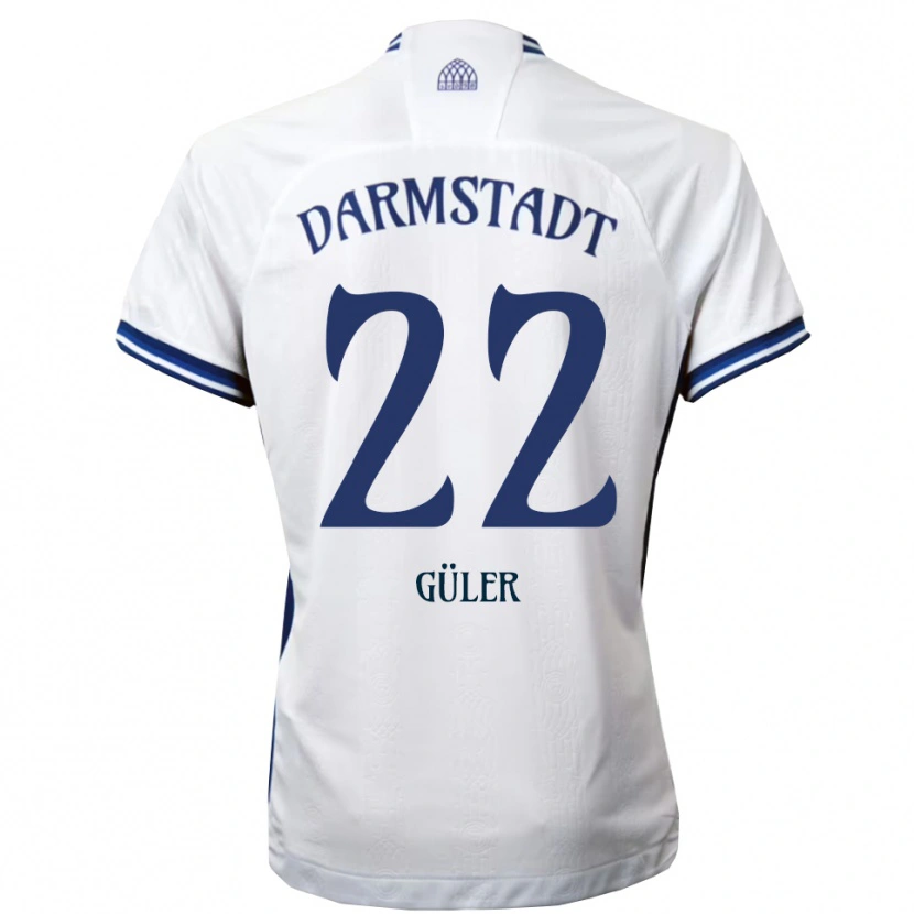 Danxen Kinder Serhat-Semih Güler #22 Weiß Blau Auswärtstrikot Trikot 2025/26 T-Shirt Österreich