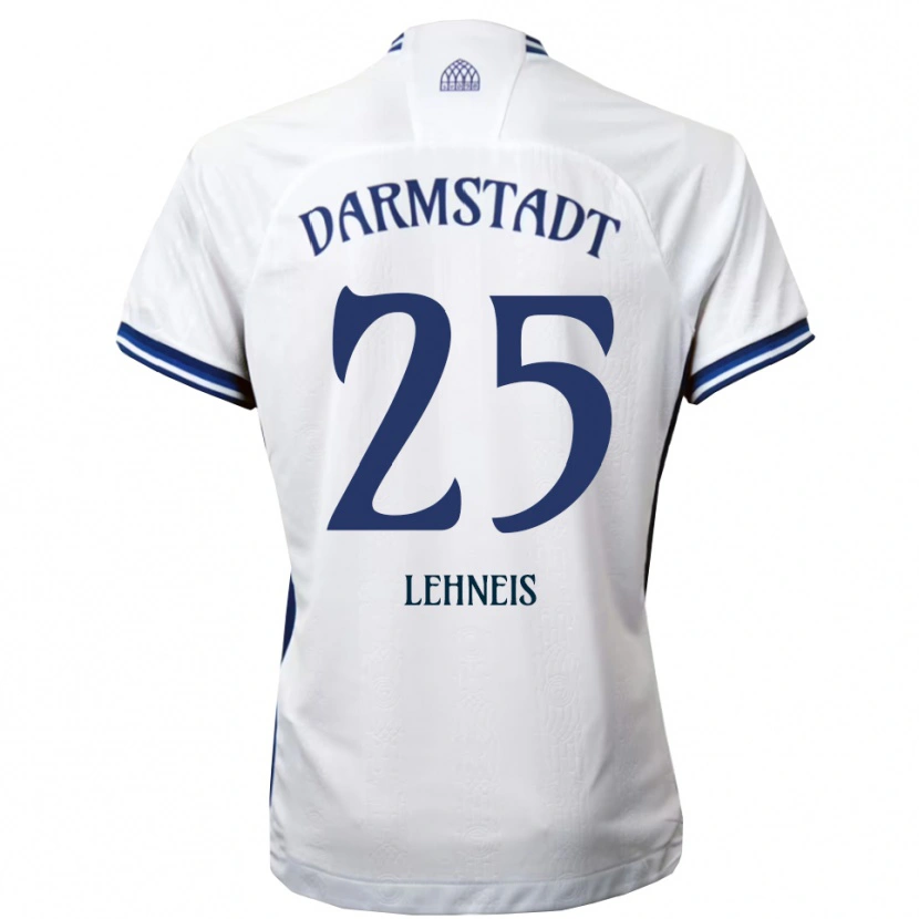 Danxen Kinder Daniel Lehneis #25 Weiß Blau Auswärtstrikot Trikot 2025/26 T-Shirt Österreich