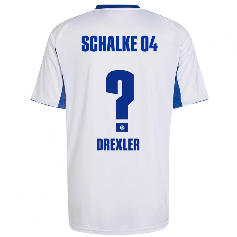 Danxen Kinder Dominick Drexler #0 Weiß Blau Auswärtstrikot Trikot 2025/26 T-Shirt Österreich