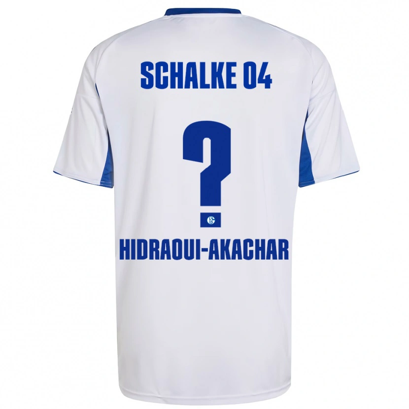 Danxen Kinder Yassin Hidraoui-Akachar #0 Weiß Blau Auswärtstrikot Trikot 2025/26 T-Shirt Österreich