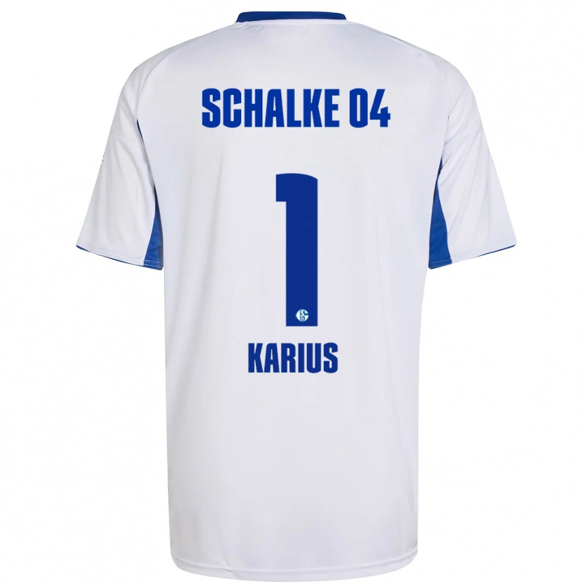 Danxen Kinder Loris Karius #1 Weiß Blau Auswärtstrikot Trikot 2025/26 T-Shirt Österreich