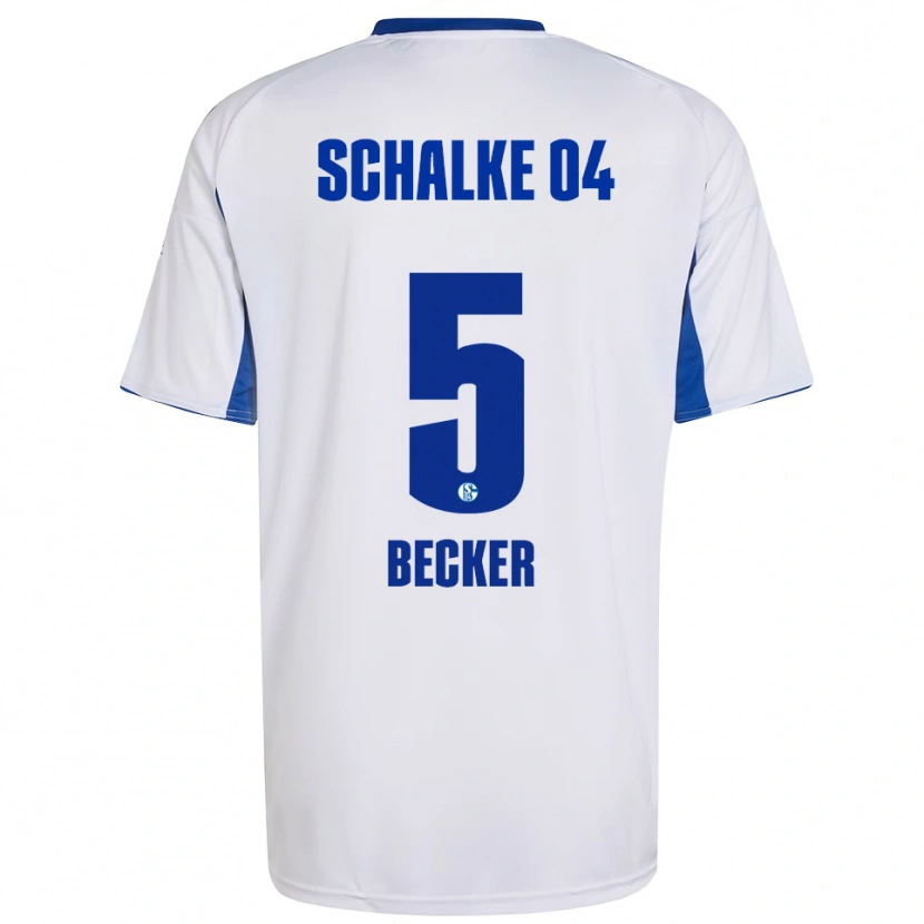 Danxen Kinder Timo Becker #5 Weiß Blau Auswärtstrikot Trikot 2025/26 T-Shirt Österreich