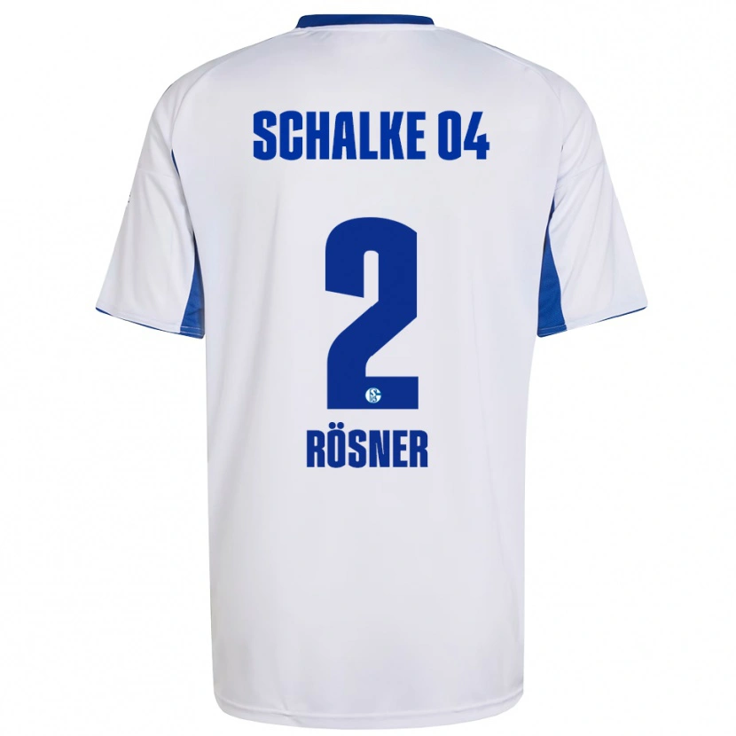 Danxen Kinder Magnus Rösner #2 Weiß Blau Auswärtstrikot Trikot 2025/26 T-Shirt Österreich