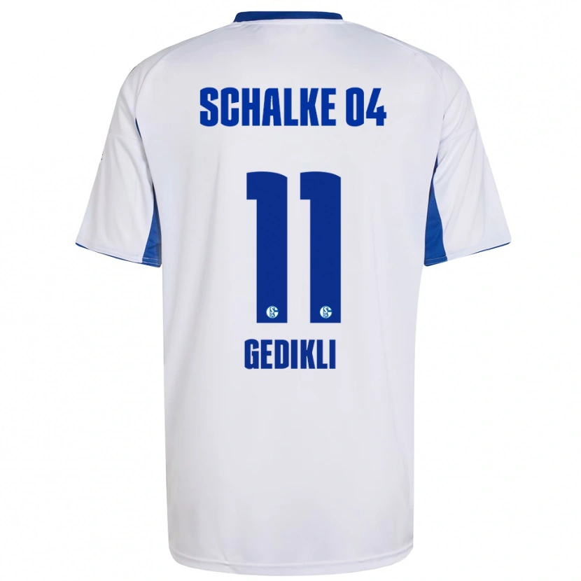 Danxen Kinder Tuana Gedikli #11 Weiß Blau Auswärtstrikot Trikot 2025/26 T-Shirt Österreich