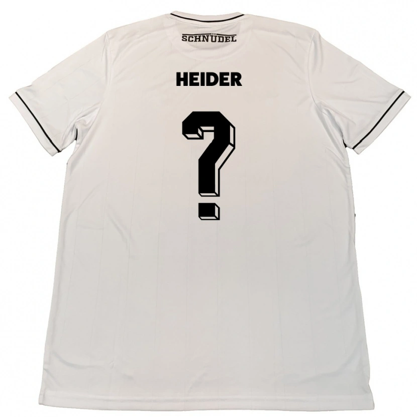 Danxen Kinder Antonia Heider #0 Weiß Schwarz Auswärtstrikot Trikot 2025/26 T-Shirt Österreich
